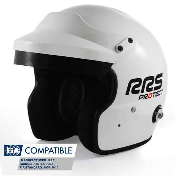 RRS White Jet Helmet